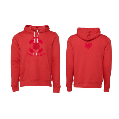 February Flash Sale Heartest Yard – Unisex Hooded Sweatshirt – Heather Red product image