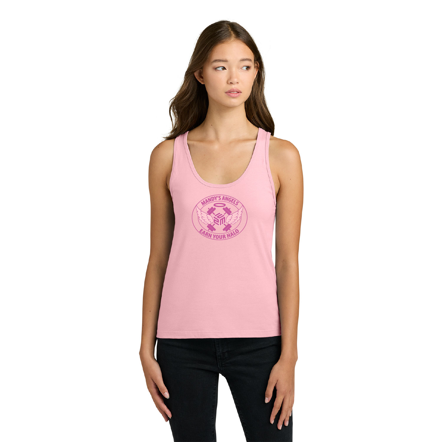 February Flash Sale Heartest Yard – Ladies Cotton Tank Top – Pink product image
