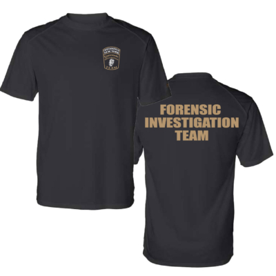 Chaut. Co. Forensic Team – Poly Short Sleeve Shirt – Black product image
