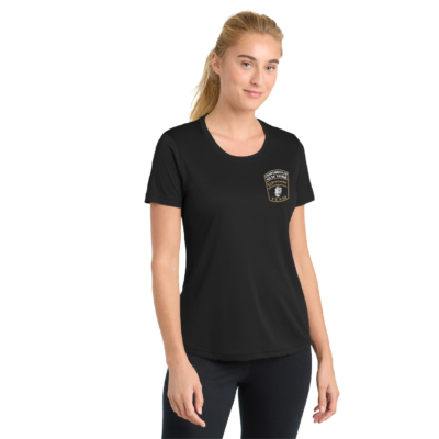 Chaut. Co. Forensic Team – Ladies Poly Short Sleeve Shirt – Black product image