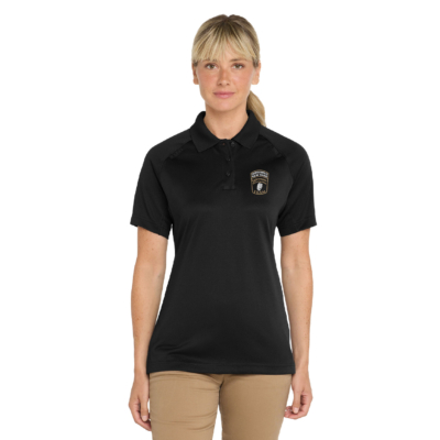 Chaut. Co. Forensic Team -Ladies CornerStone Tactical Polo- Black -EMBROIDERED product image