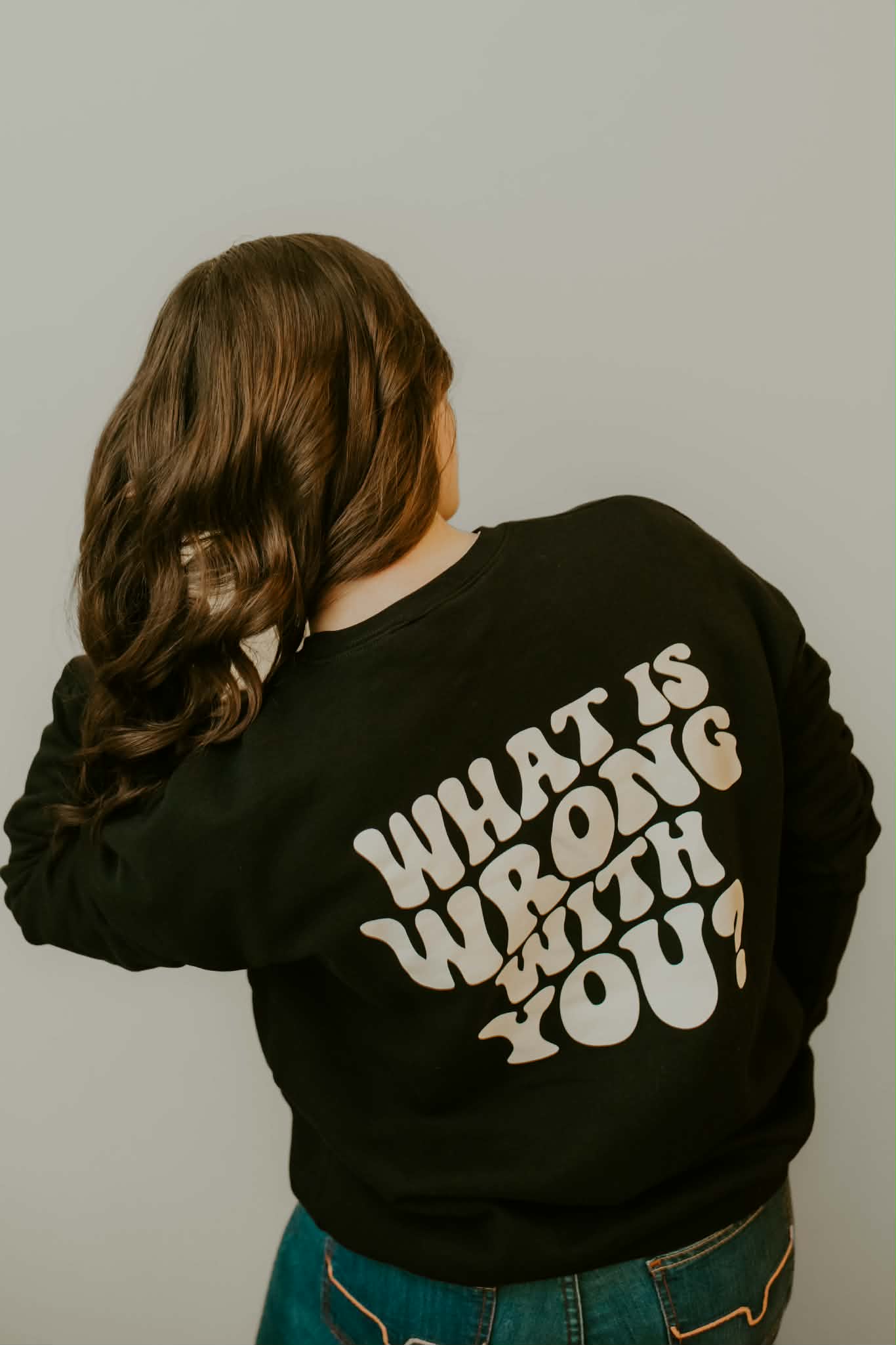 Official Miss Miller Merch - Ring Spun Cotton Crewneck - Black - Image 2