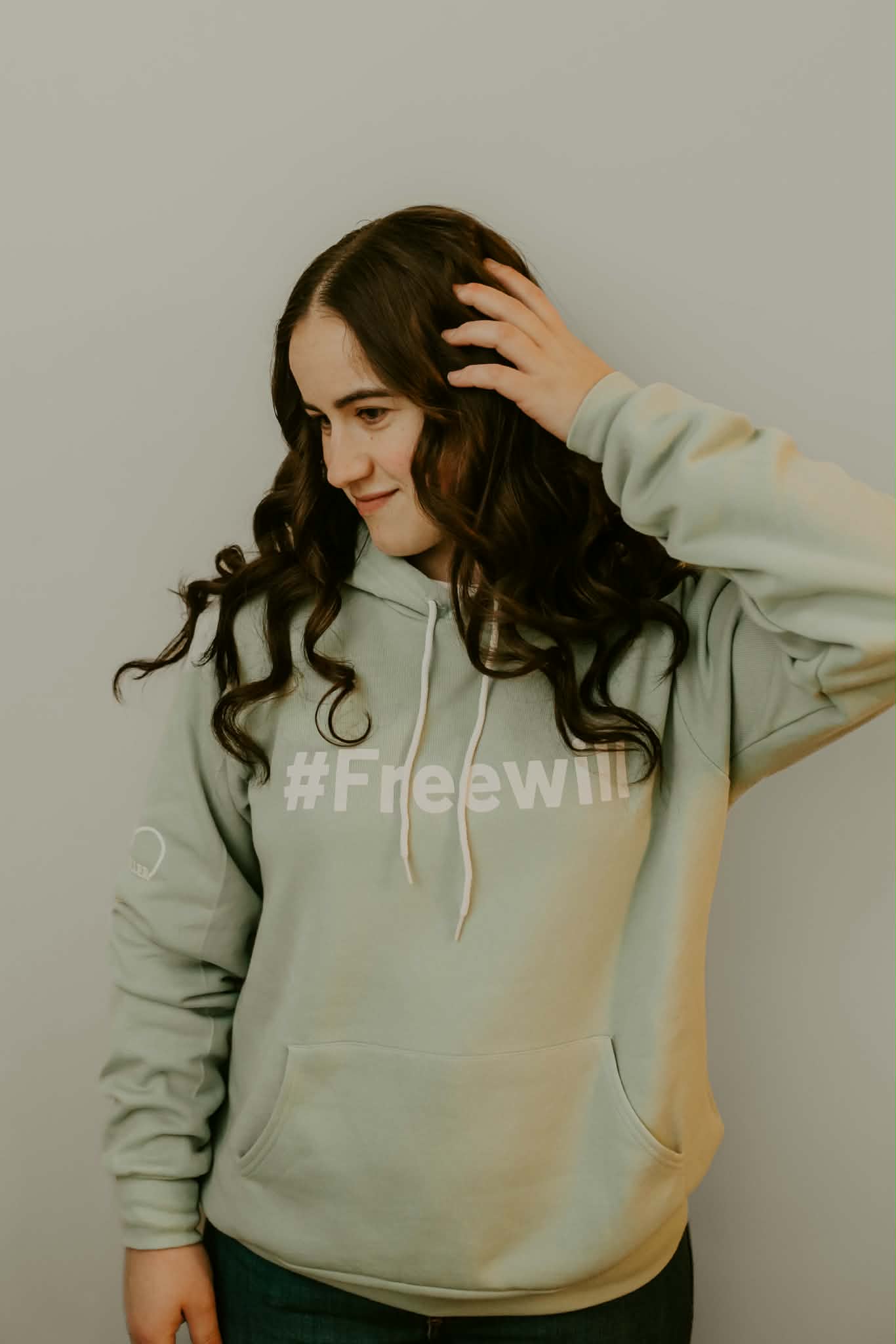 Official Miss Miller Merch – Ring Spun Cotton Hoodie – Dusty Blue product image