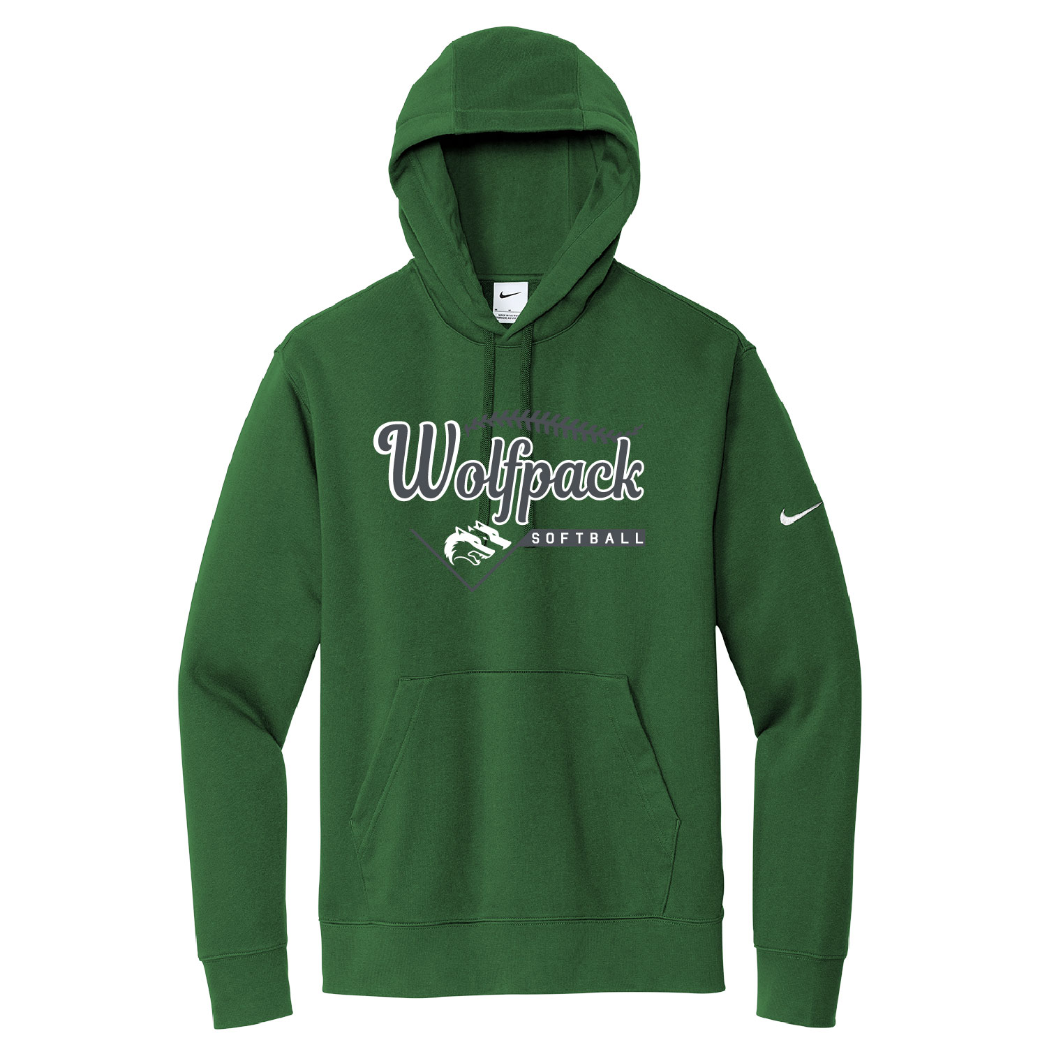 CSP Softball – Nike Swoosh Pullover Hoodie – Gorge Green product image