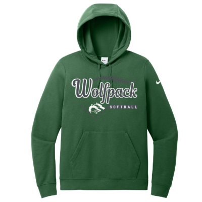 CSP Softball - Nike Ladies Swoosh Pullover Hoodie - Gorge Green