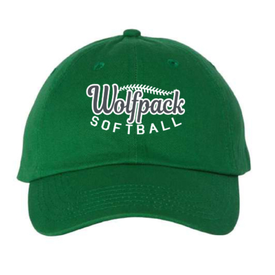 CSP Softball - Dad Cap - Kelly EMBROIDERED