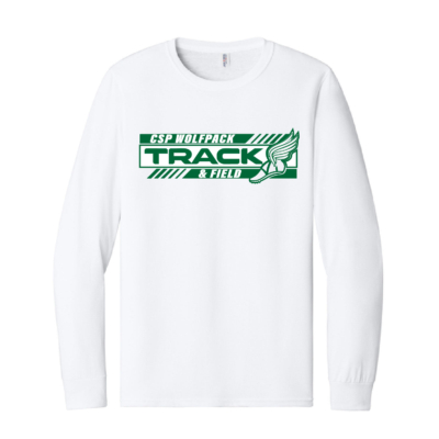 CSP Track & Field – Cotton Long Sleeve Shirts – White product image