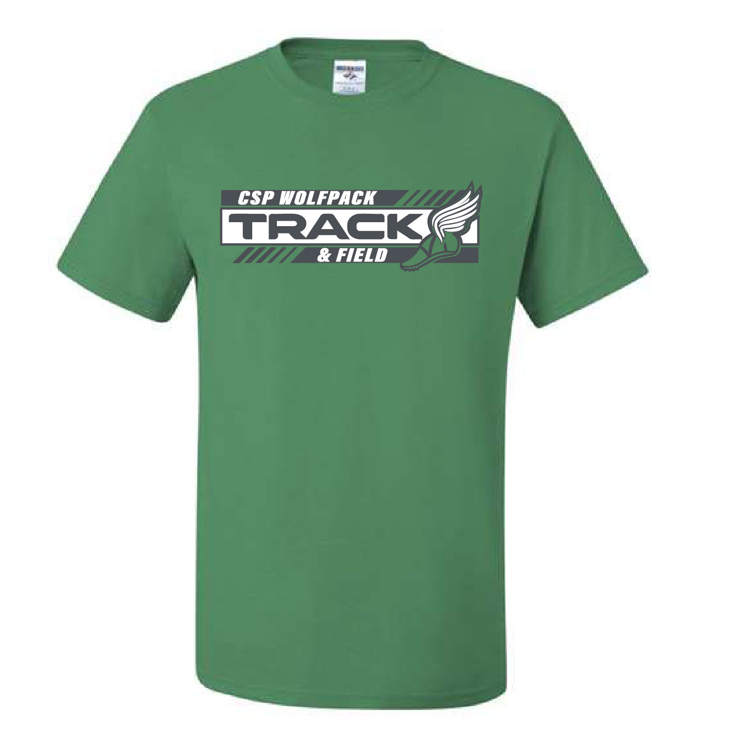 CSP Track & Field – Cotton Short Sleeve Shirts – Kelly product image