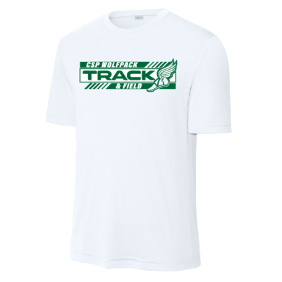 CSP Track & Field – POLY – Short Sleeve Shirt – White product image