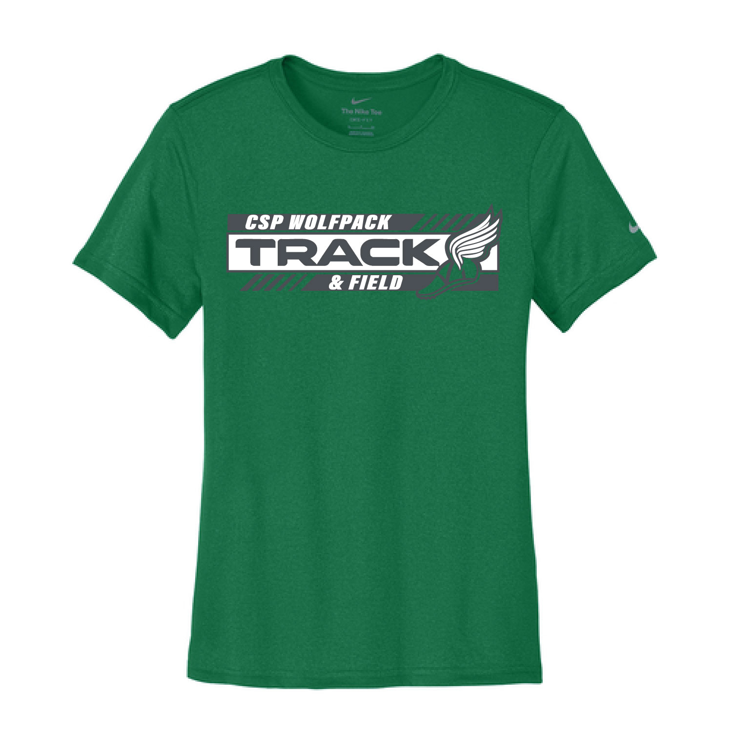 CSP Track & Field – Ladies Nike T-Shirt – Gorge Green product image