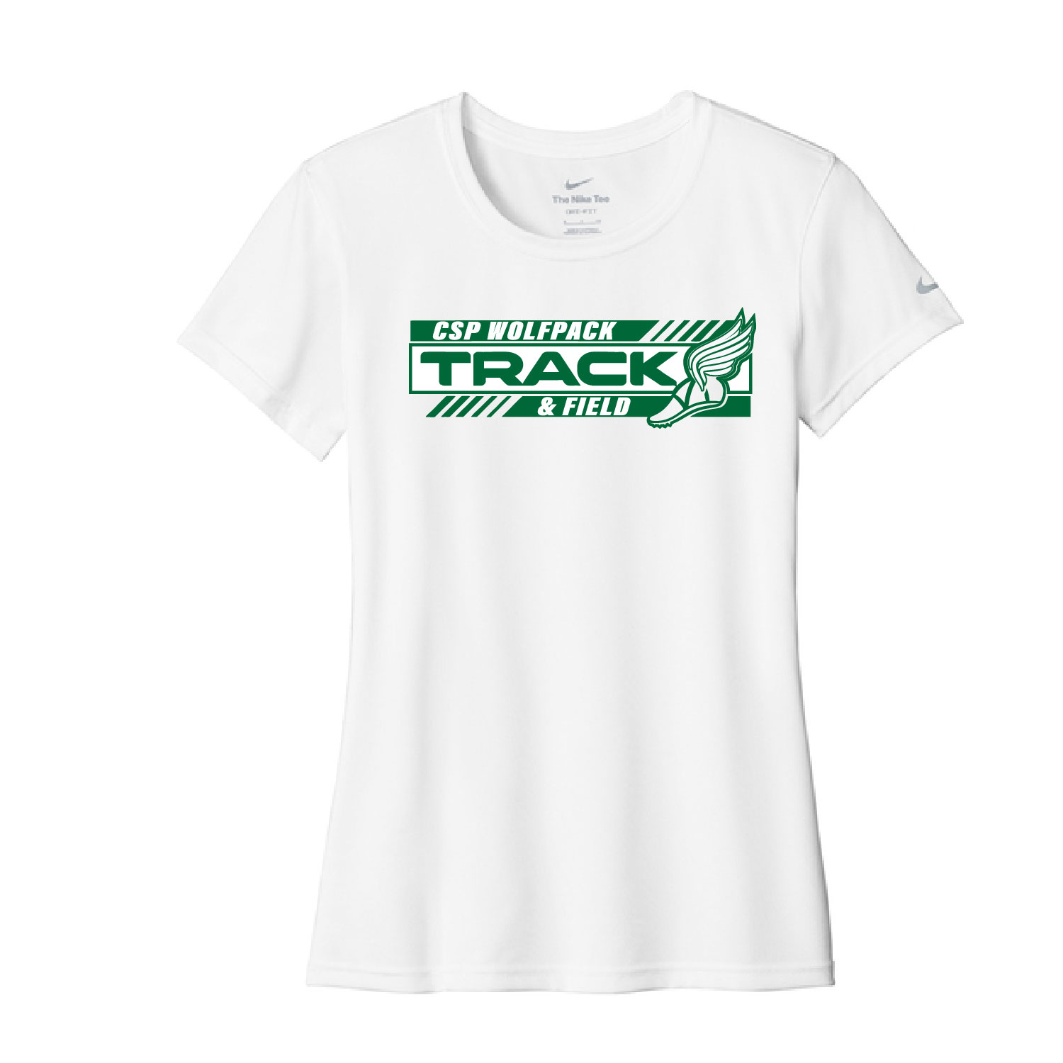 CSP Track & Field – Ladies Nike T-Shirt – White product image