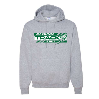 CSP Track & Field – Cotton Hooded – Athletic Heather product image