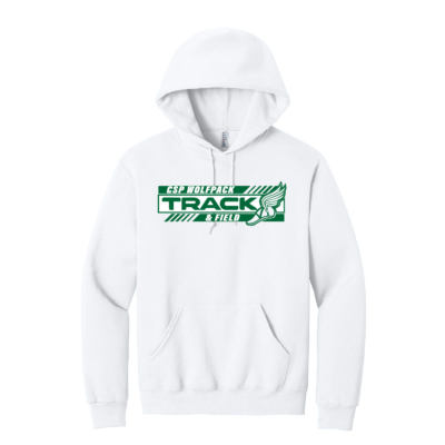 CSP Track & Field – Cotton Hooded – White product image