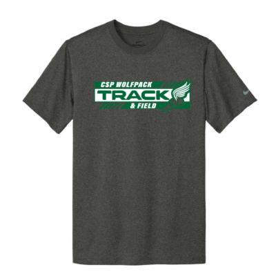 CSP Track & Field - Men's Nike T-Shirt - Dk. Smoke Heather