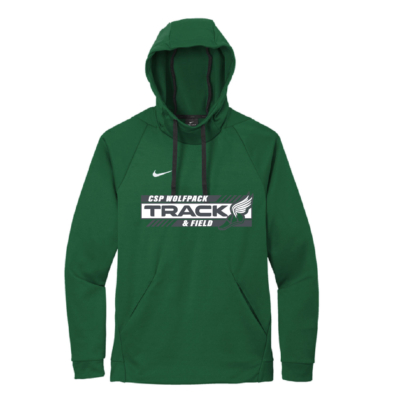 CSP Track & Field - Nike Therma-FIT Pullover Hooded - Men's - Team Dark Green