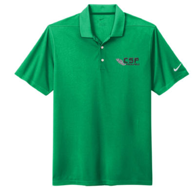 CSP Track & Field - COACHES SHIRTS - Nike Dri-FIT Micro Pique 2.o POLO - Green - EMBROIDERED