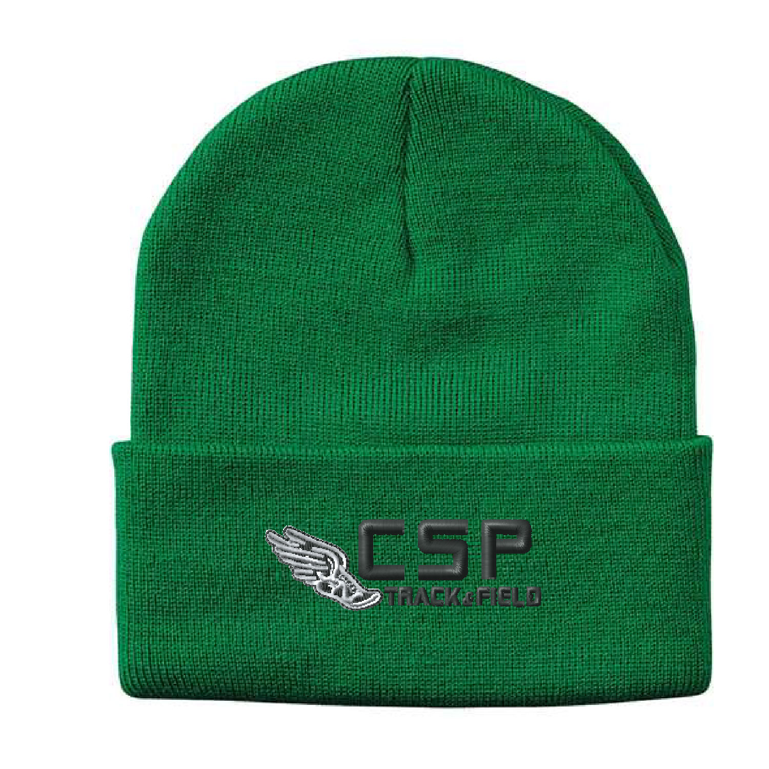 CSP Track & Field – Knit Cap – Kelly Green -EMBROIDERED product image