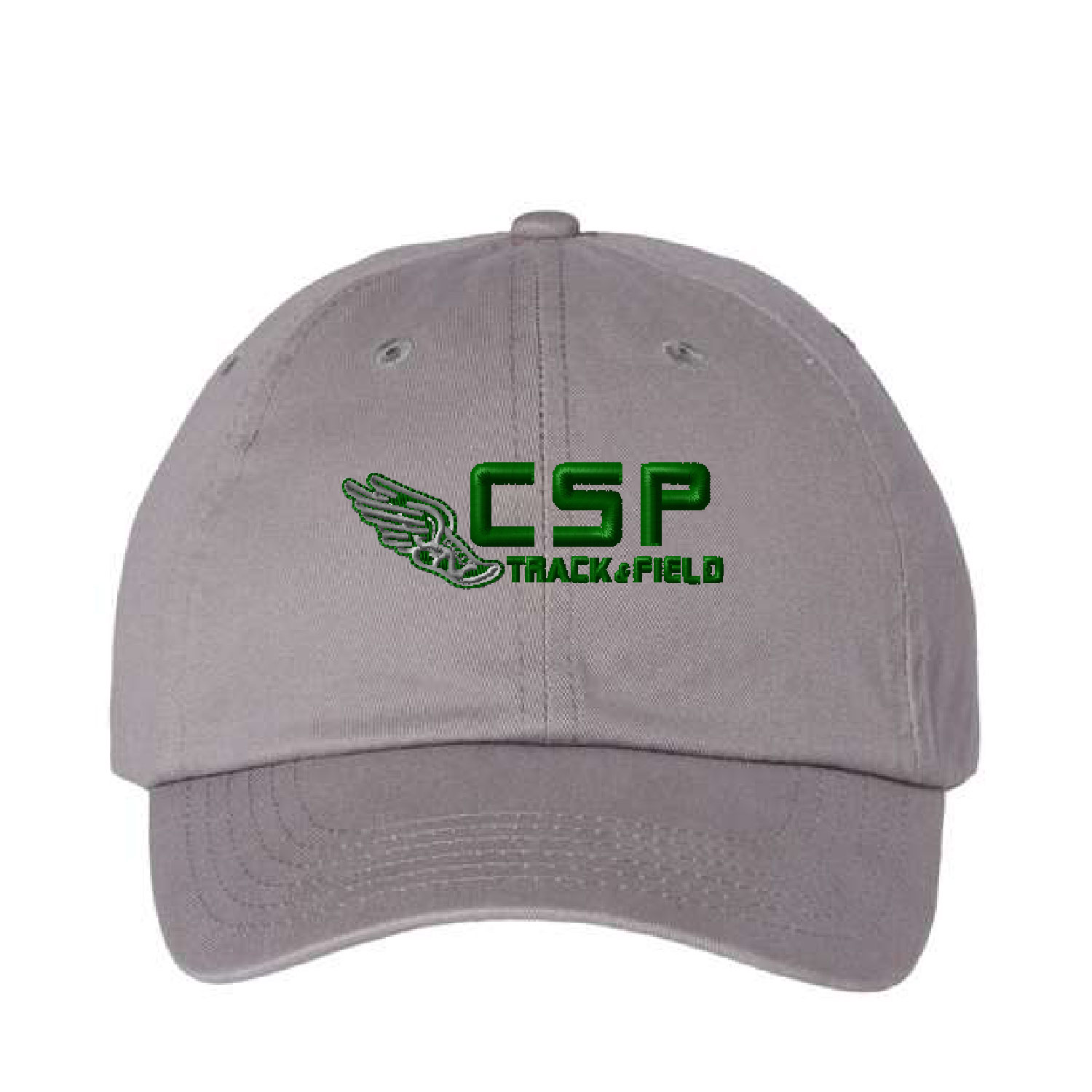 CSP Track & Field – Dad Hat- Grey -EMBROIDERED product image