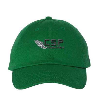 CSP Track & Field - Dad Hat- Kelly -EMBROIDERED