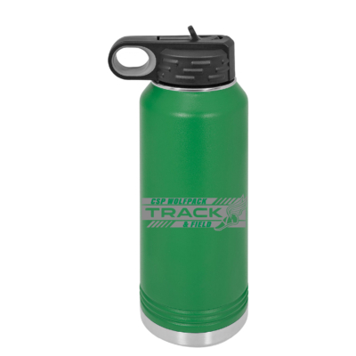 CSP Track & Field - 32 OZ Water Bottle Green Laser Engraved