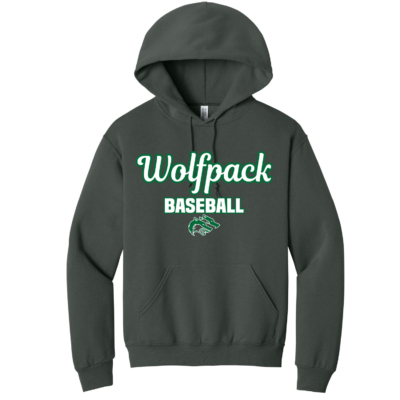 CSP Baseball -Cotton Hooded - Charcoal