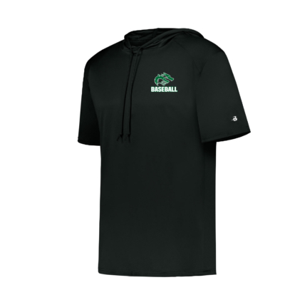 CSP Baseball -B-Core Short Sleeve Hoodie – Black product image