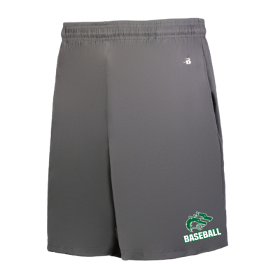 CSP Baseball -Badger Sport B-Core Pocketed 7 Inch Shorts - Graphite