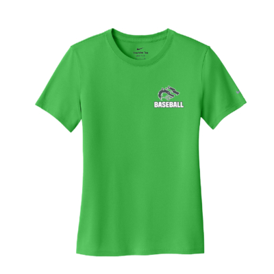 CSP Baseball -Nike Ladies Swoosh Short Sleeve Tee - Apple Green