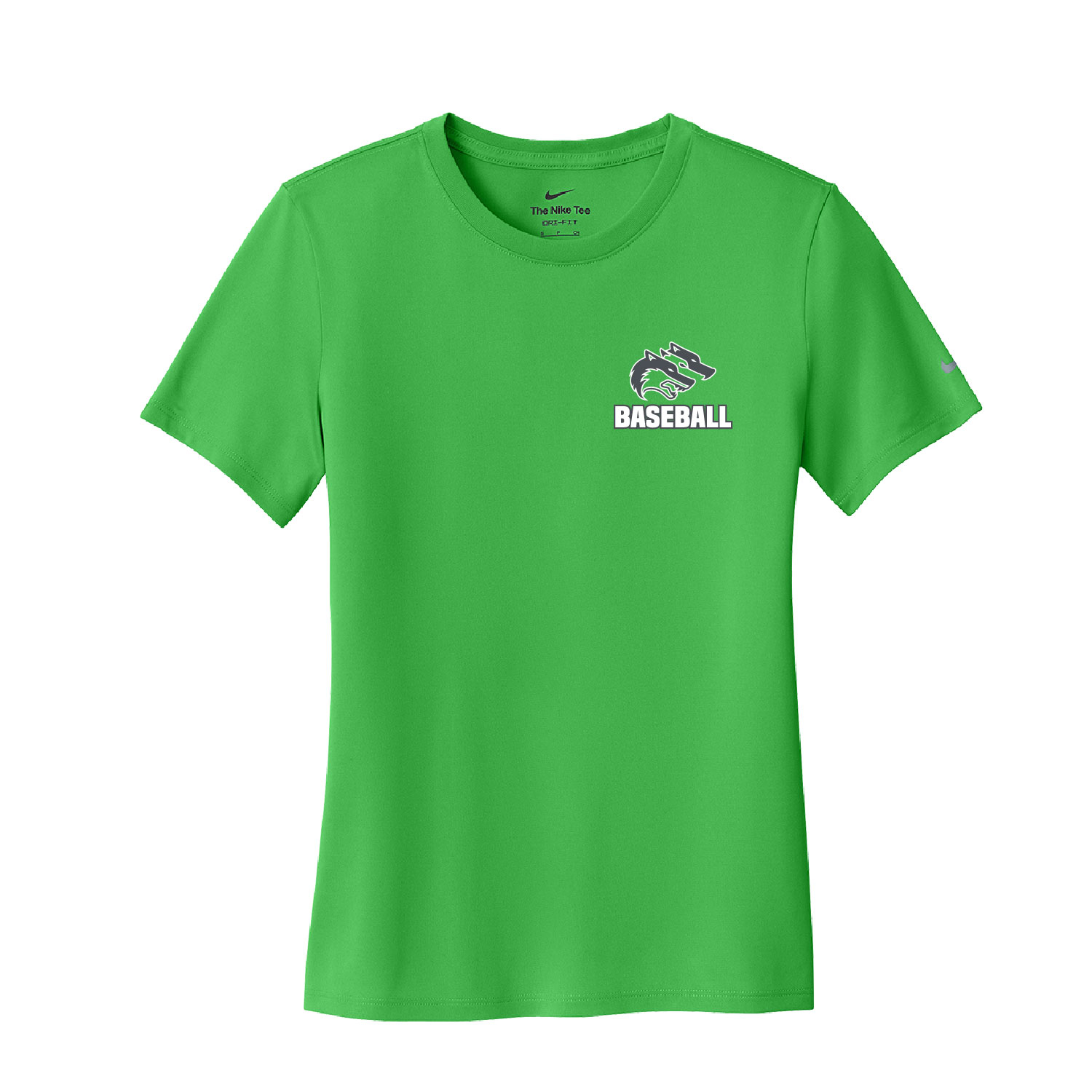 CSP Baseball -Nike Ladies Swoosh Short Sleeve Tee – Apple Green product image