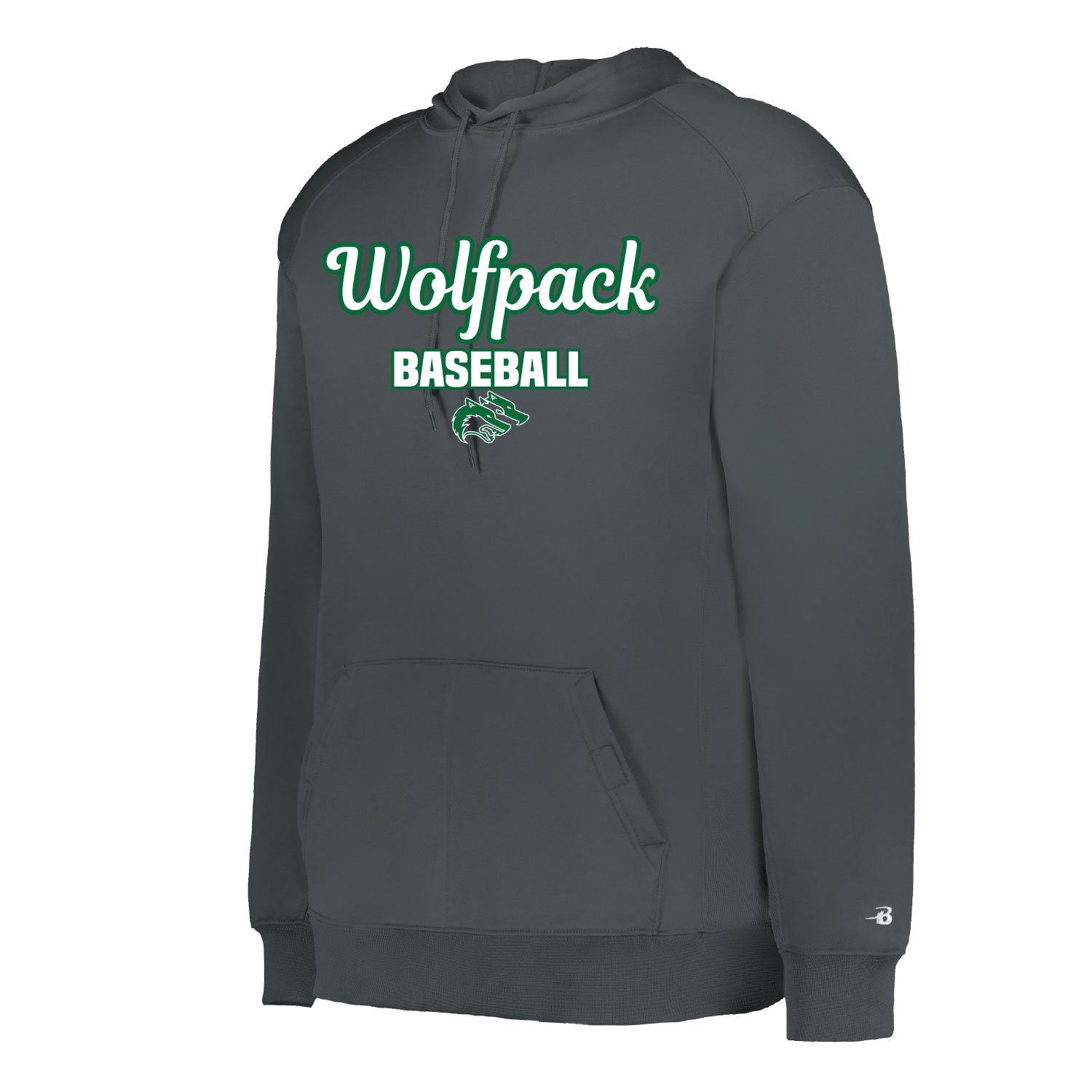 CSP Baseball -Performance Fleece Hoodie - Graphite