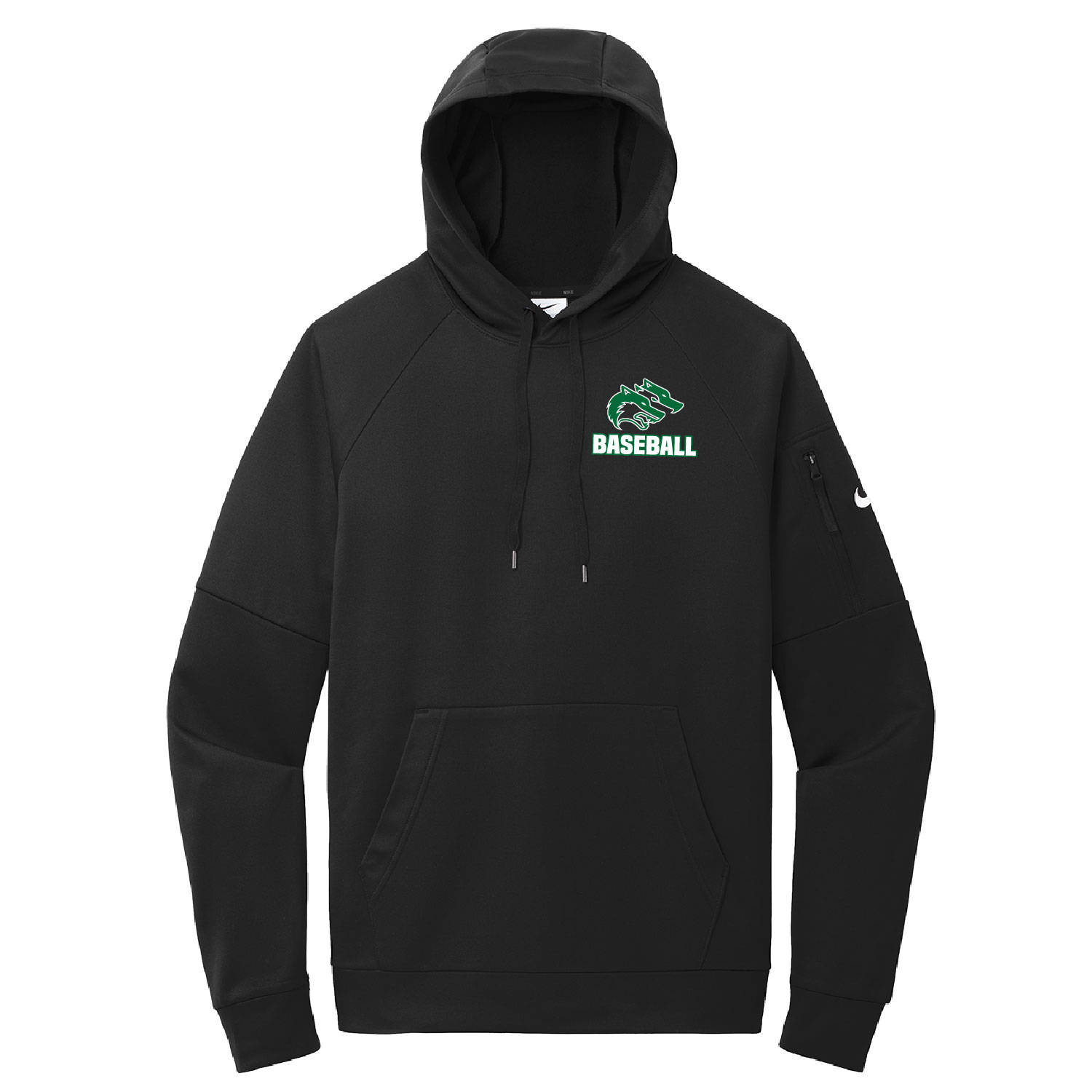 CSP Baseball -Nike Therma-FIT Pocket Pullover Fleece Hoodie – Black product image