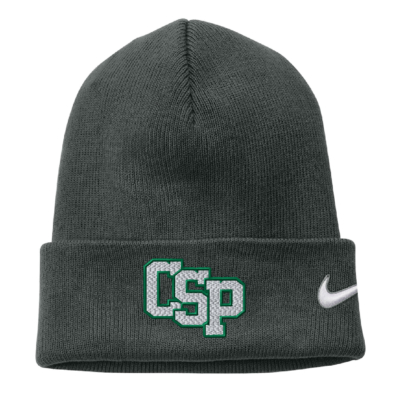 CSP Baseball - Nike Team Cuffed Beanie - Anthracite EMBROIDERED