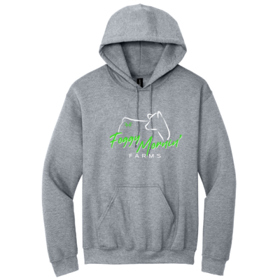 Foggy Mornin’ Farms – Cotton Hoodie- Sport Gray product image