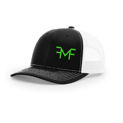 Foggy Mornin' Farms - Richardson Trucker Cap - Black/White - Embroidered