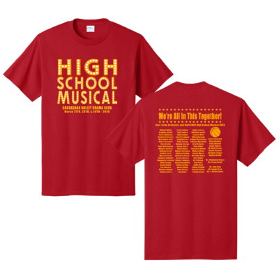 Cassadaga Valley High School Musical – Cotton T-Shirt product image