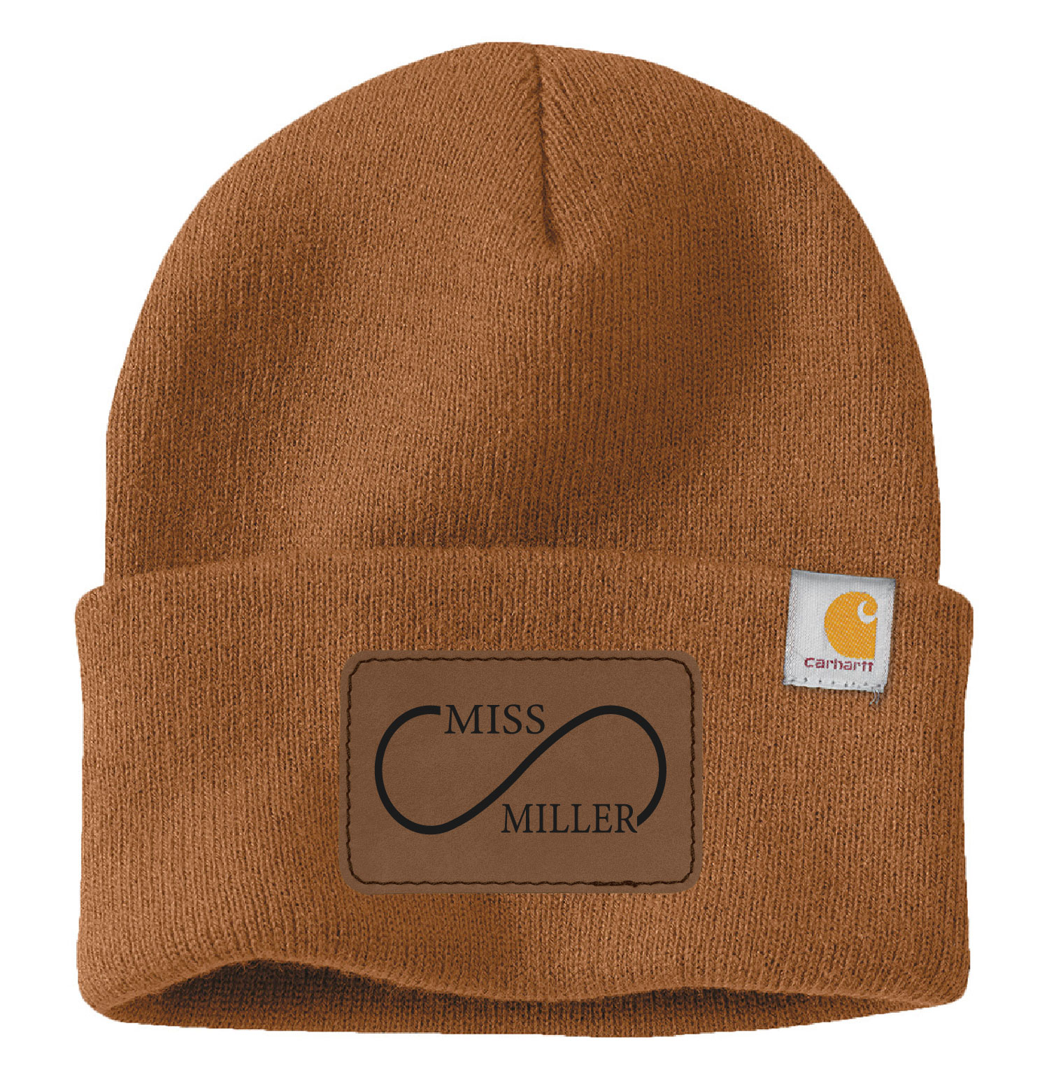 Official Miss Miller Merch - Carhartt Beanie - Laser Engraved Patch - Image 3