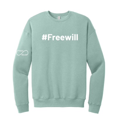 Official Miss Miller Merch – Ring Spun Cotton Crewneck – Dusty Blue product image