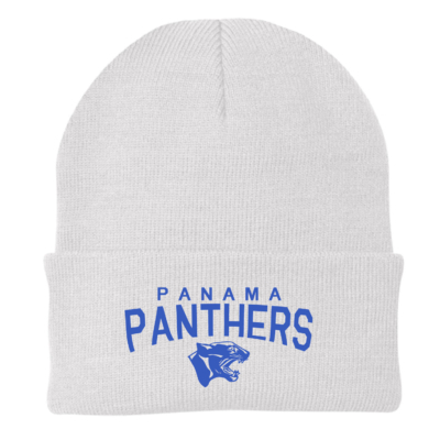 Panama Sports Boosters – Knit Cap – White EMB product image