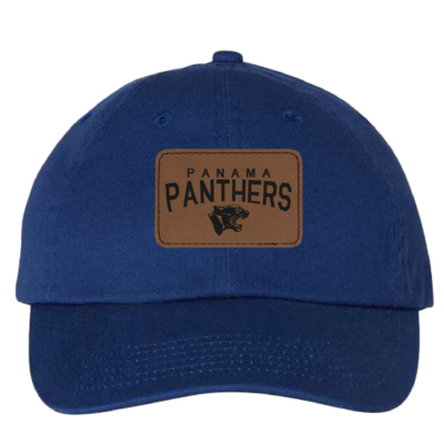 Panama Sports Boosters – Unstructured Cap – Royal EMB With Laser Patch product image