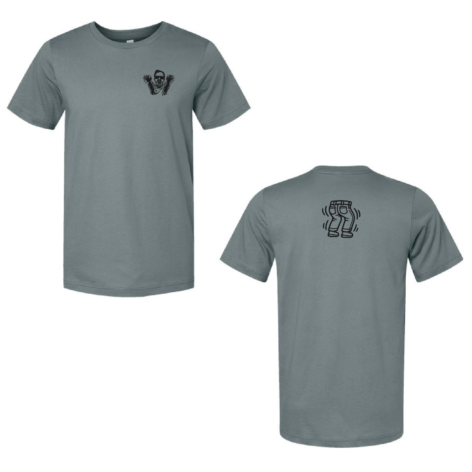 Official Whacky Jack Merch - Bella Short Sleeve Shirt - Blue Storm - Image 2