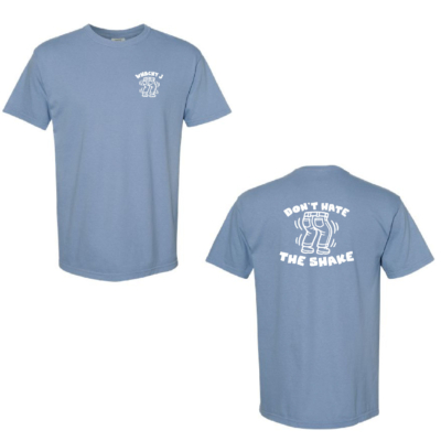 Official Whacky Jack Merch - Comfort Color Short Sleeve Shirt - Washed Denim