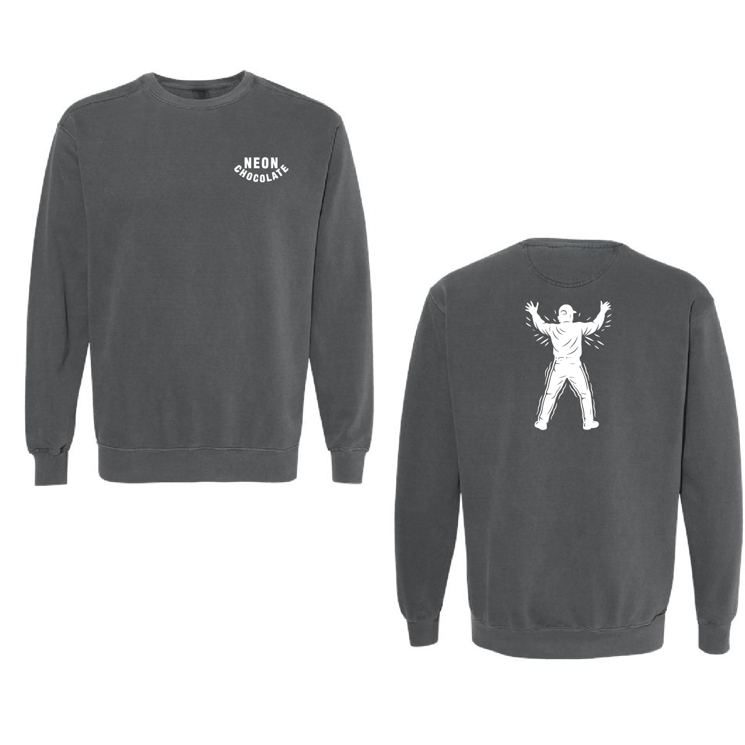 Official Whacky Jack Merch - Comfort Color Crewneck - Pepper - Image 3