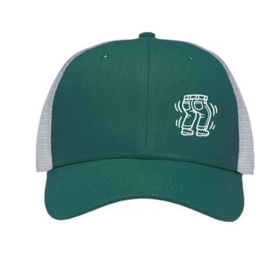 Official Whacky Jack Merch – Sportsman Traditional Lo Pro Mesh Back Trucker Cap – Green / White – Embroidered product image