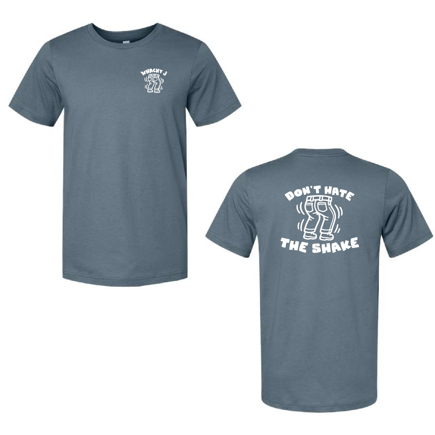 Official Whacky Jack Merch - Bella Short Sleeve Shirt - Slate - Image 2