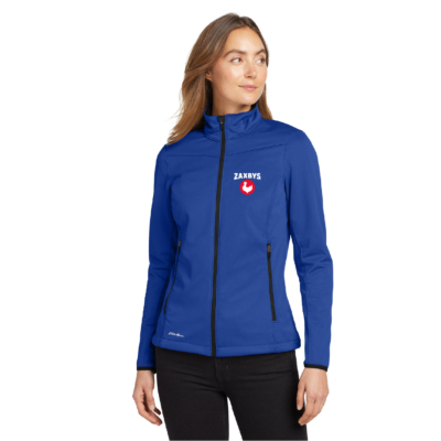 ZAXBYS Above Store Merch – Ladies Eddie Bauer Weather Resist Soft Shell Jacket – Embroidered product image