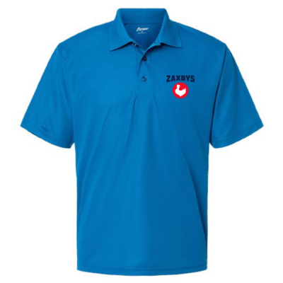 ZAXBYS Above Store Merch – Men’s Paragon Performance Polo – Embroidered – Turquoise product image