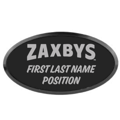 ZAXBYS Above Store Merch – Zaxbys Custom Laser Engraved Name Tag product image