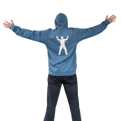 Official Whacky Jack Merch – Bella Hooded Sweatshirt – Steel Blue product image