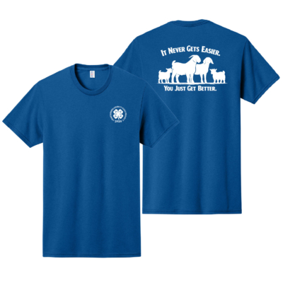 4H Goat Project – Cotton Short Sleeve Shirt – Royal product image