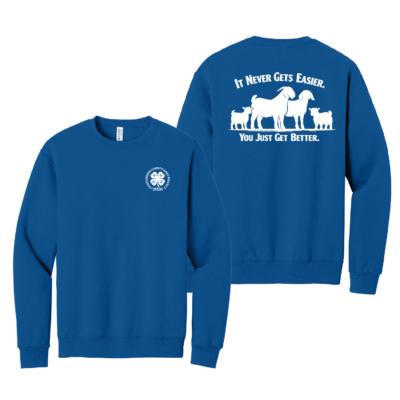 4H Goat Project – Cotton Crewneck – Royal product image